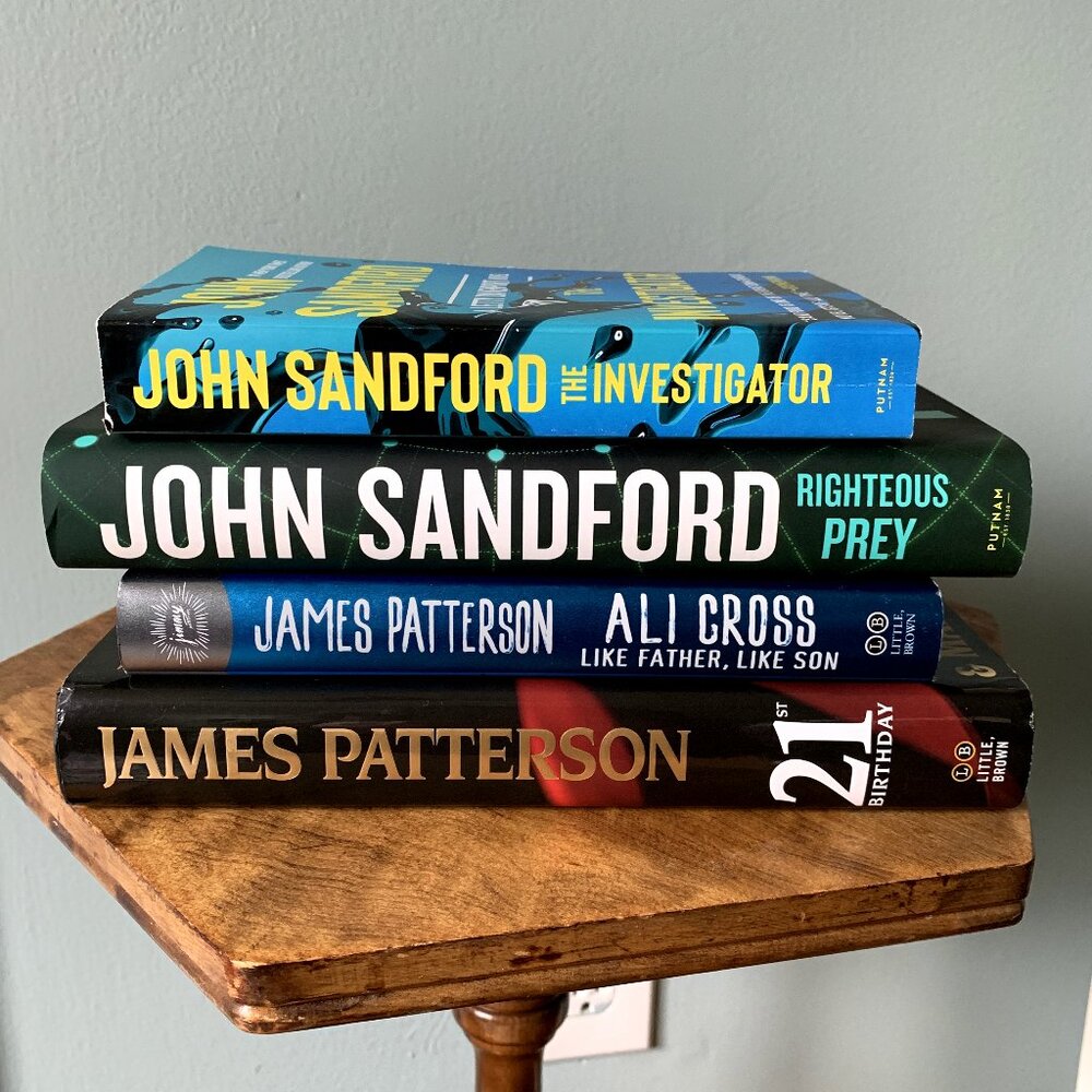 4pc Mystery Thriller Novels Bundle Set